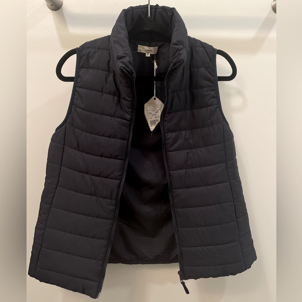 Navy Blue Entro Puffer Vest - 100% Polyester
